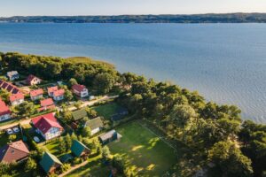 widok z góry na morze